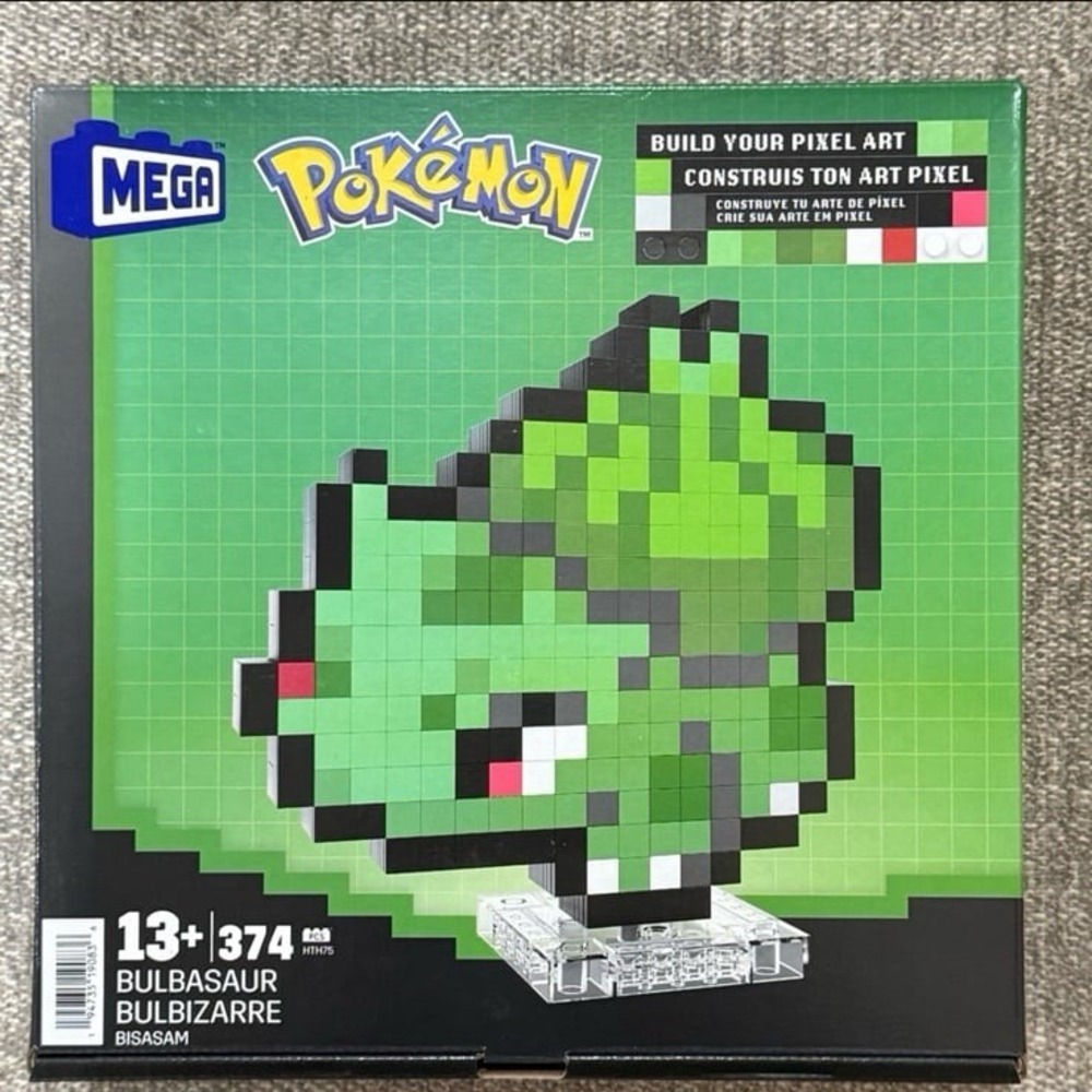 MEGA Pokémon Bulbasaur Building Set (Case Pack of 4‎ NEW)